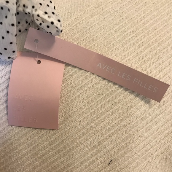 NWT Avec Les Filles Clip Dot Popover Dress size 12 - Picture 6 of 7